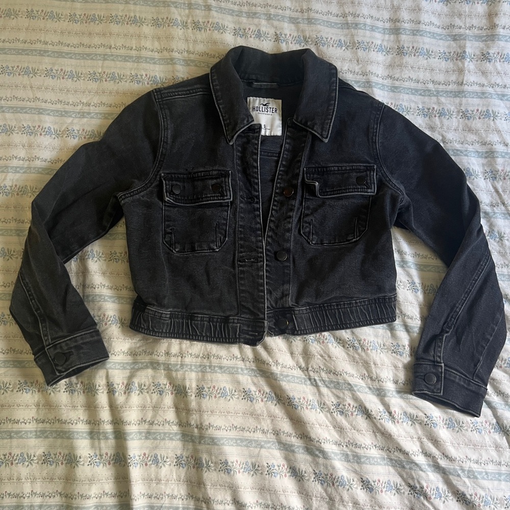 Hollister Black Denim Jacket